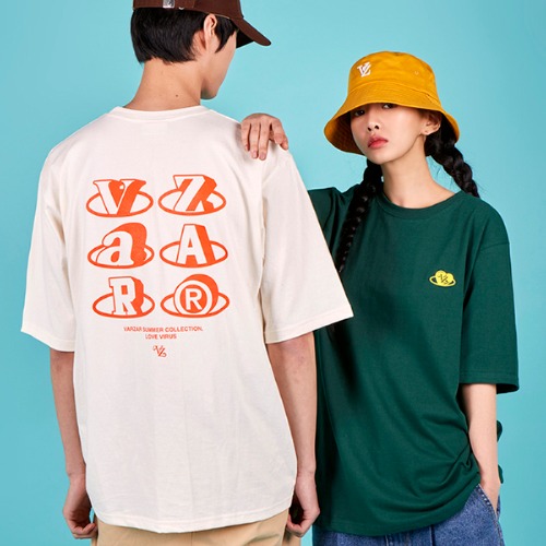 [바잘] 폴 인 바잘 반팔 티셔츠(6color)